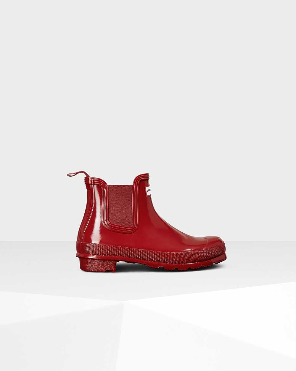 Botas Chelsea Mujer - Hunter Original Gloss Rojas - ETRWZS-421 - Rojas